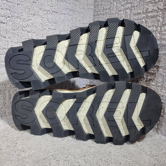 Sorel Kinetic Men's Size 9 Tan Leather Slip-on Athletic Sneakers S6MF215087-253 - Picture 10 of 12